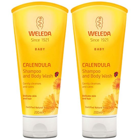 Weleda Calendula Oil Shampoo & Body Wash Double